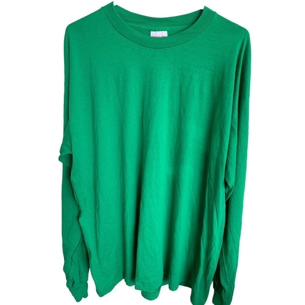 Vintage Blank Green Tee Shirt Tennessee River Captain T’s Heavyweight Size XL